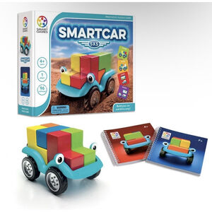 Smart Games Smart Car 5x5 Wooden Puzzle Build Your Car 96 Challenges Age 4+